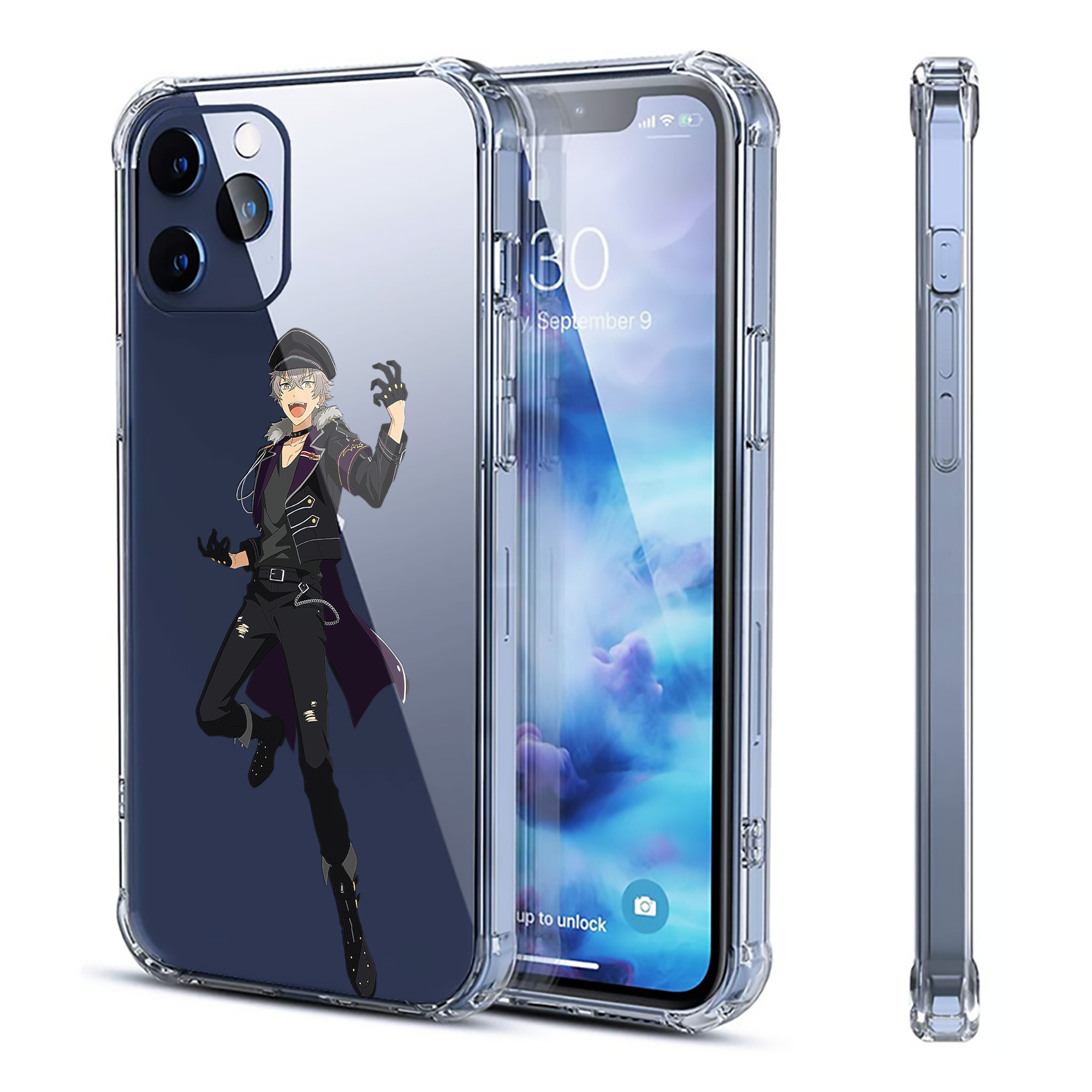 （画像用） あんさんぶるスターズ! Ensemble Stars 【iPhone 12シリーズ対応】透明スマホケース（クリアソフトケース）